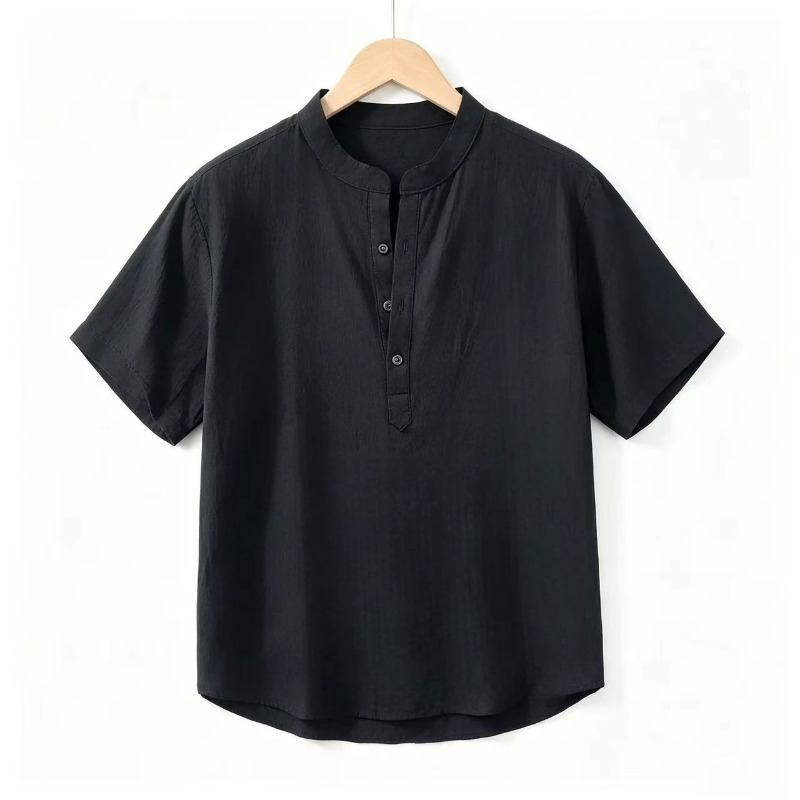 Men'S Formal Style - Camisas Masculinas de Verão Finas de