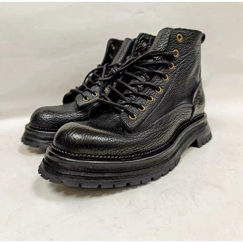 Men'S Formal Style - Botas de Couro Estilo Britânico com