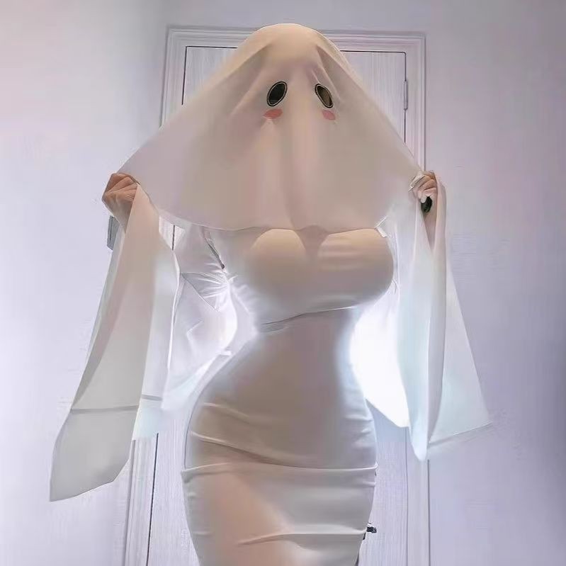 Slim Fit Suit Set - Fantasia Original de Cosplay, Vestido Fantasma,