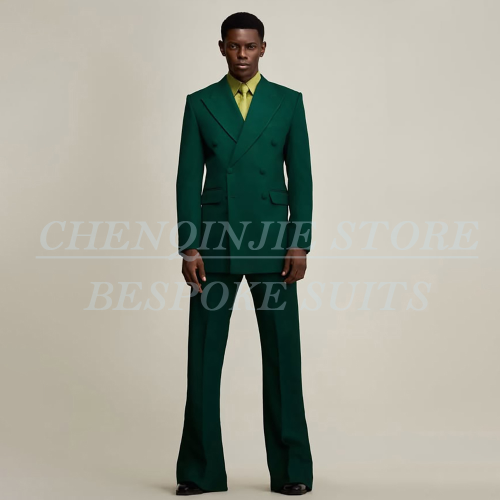 Men Formal Wear Green - Ternos Masculinos Luxuosos Verdes para Casamento