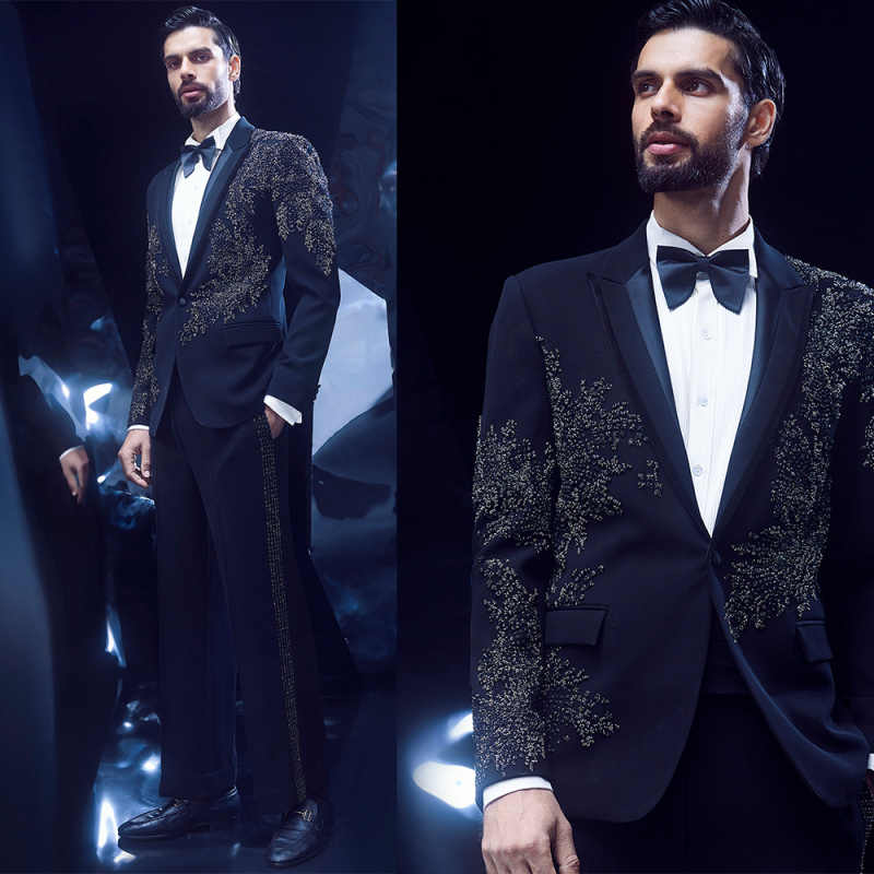 Men'S Formal Wear No Suit - Moda casamento masculino terno contas baile