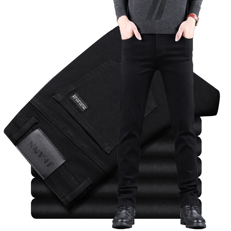 Levis Jeans 501 - Primavera outono novo masculino puro preto