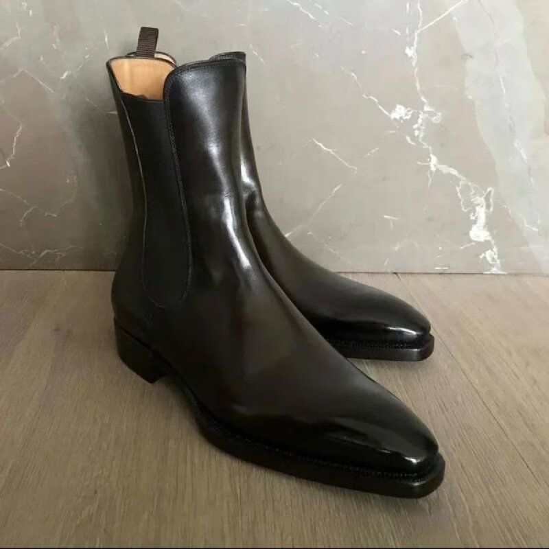Moda masculina chelsea botas p - Men Formal Wear Brands avaliação e preço