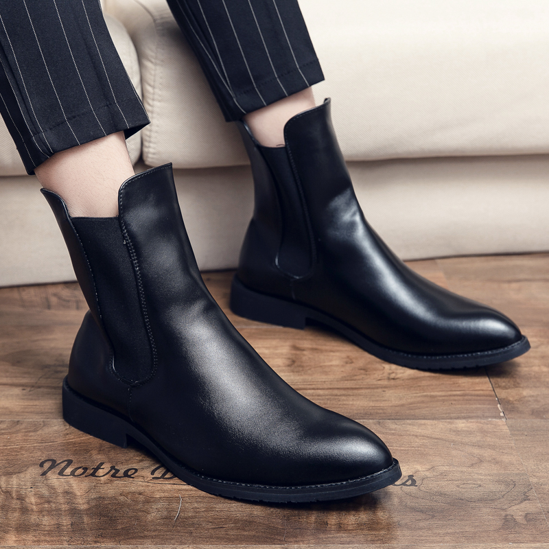 Moda masculina chelsea botas p - Men Formal Wear Brands avaliação e preço