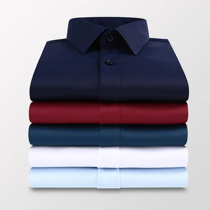 Camisas Masculinas de Manga Lo - Men Formal Wear Pink avaliação e preço