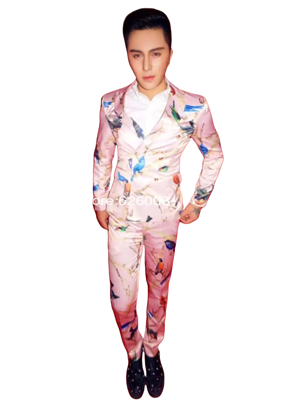 Moda masculina flor rosa pássa - Men Formal Wear Pink avaliação e preço