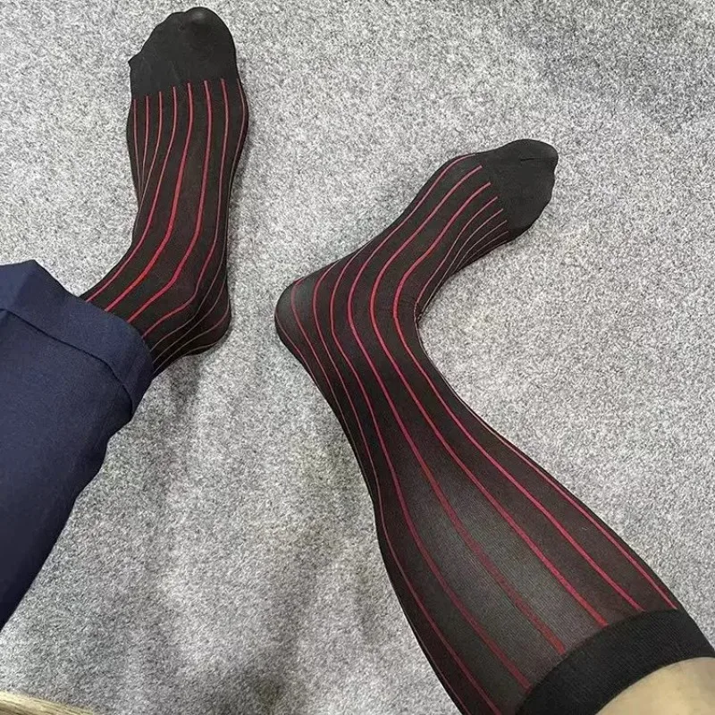 Meias Listradas Masculinas Ult - Men'S Formal Style avaliação e preço