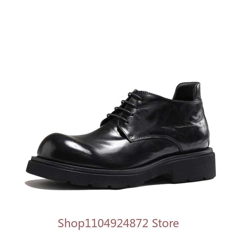 Sapatos Derby de Luxo com Bico - Men'S Formal Style avaliação e preço
