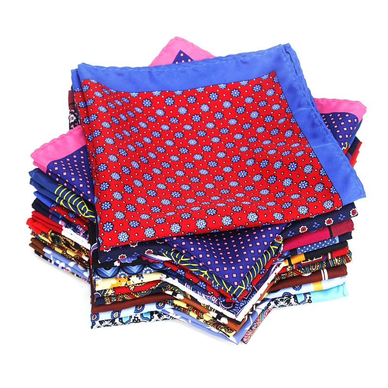 Lenço Paisley Dot Masculino, L - Pocket Square Set avaliação e preço