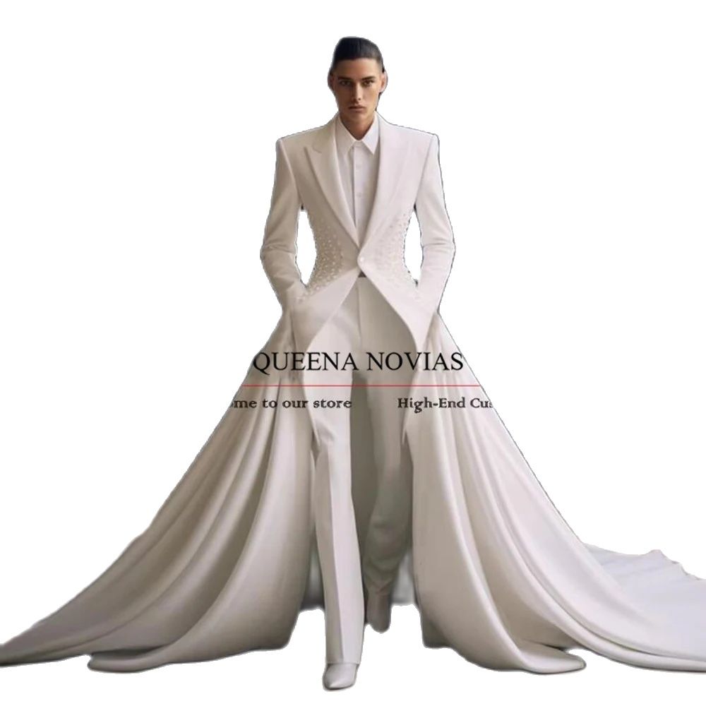 Elegante pérolas ternos mascul - Men'S Formal Wear No Suit avaliação e preço
